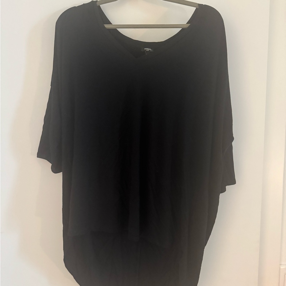 Express Black Women's Tunic Top